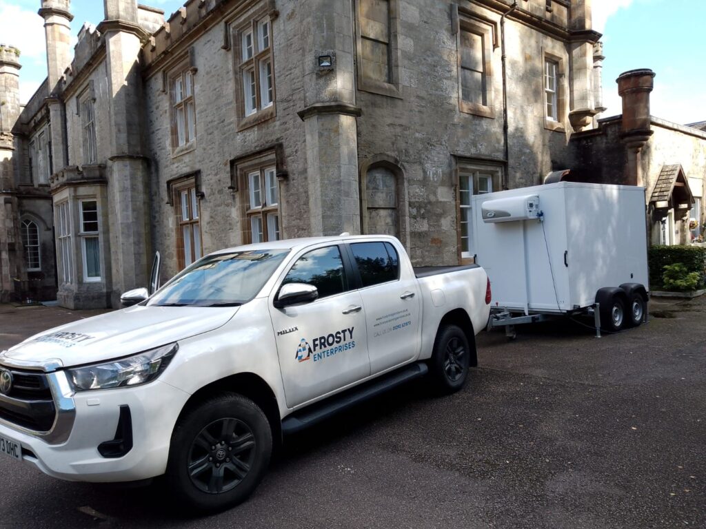 Frosty Fridge Trailer onsite