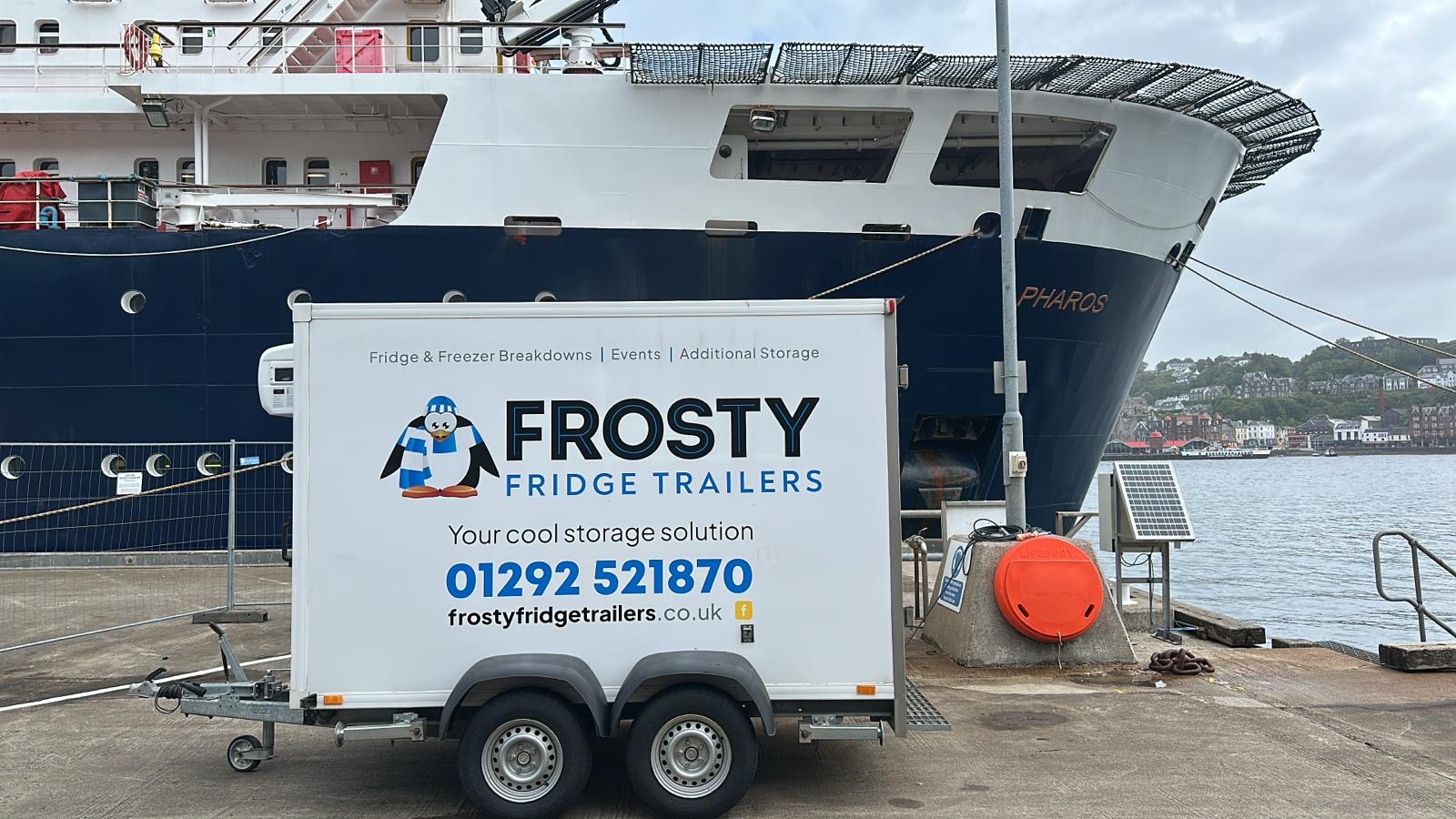 Frosty Fridge Trailer at Northern Lighthouse Board